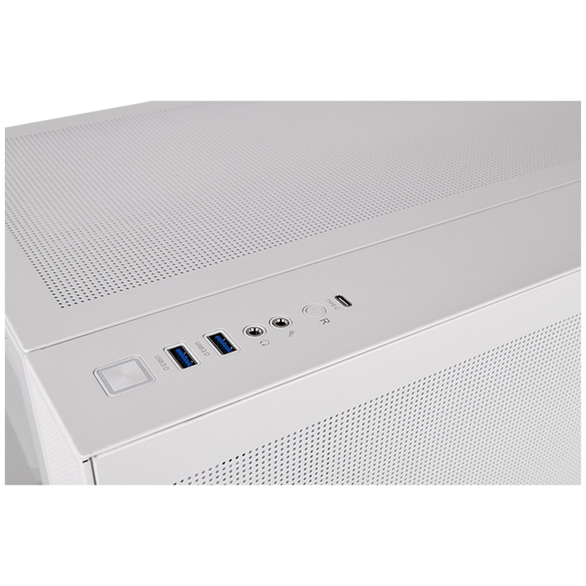 Gabinete Thermaltake View 380 Tg Argb Snow Atx Mid Tower